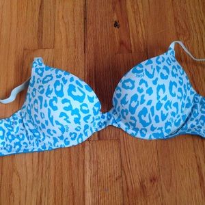 Cheetah Print Blue bra
