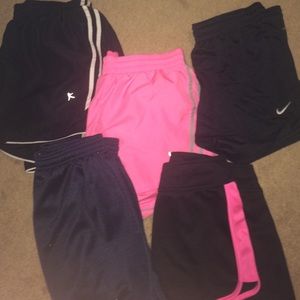 Lot of 5 running shorts!
