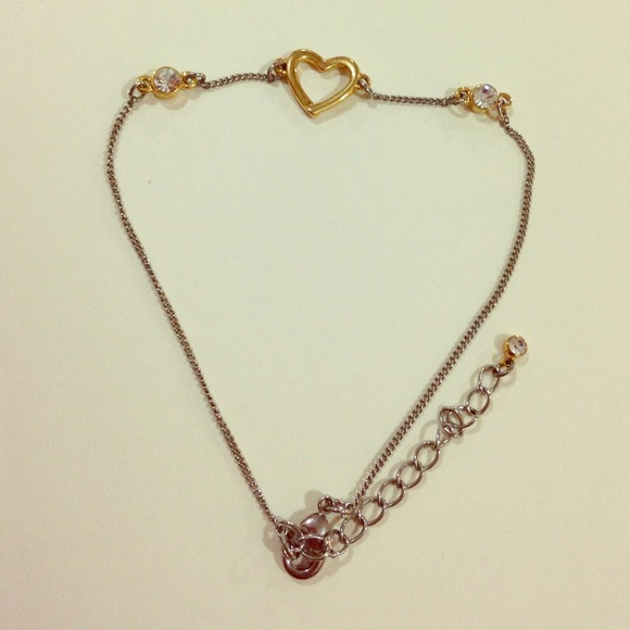 Heart anklet