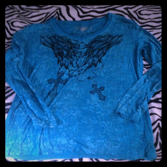 Rock & Roll Cowgirl Long Sleeve Top