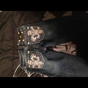 Girls Size 12 Miss Me Capris ! Perfect Condition