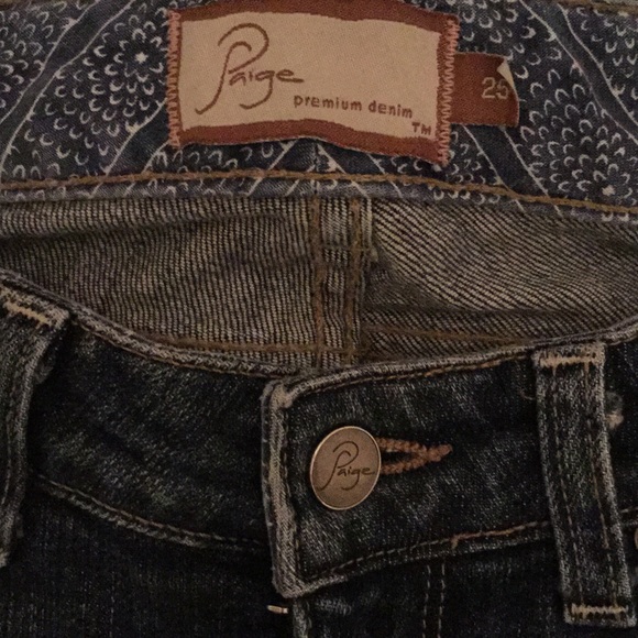 Paige size 25 jeans