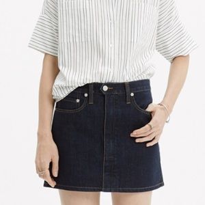 Madewell Denim Zip Skirt