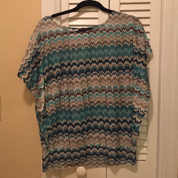 The Limited sheer flowing blouse.
