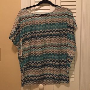 The Limited sheer flowing blouse.