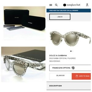 New! Authentic Dolce and Gabanna sunglasses