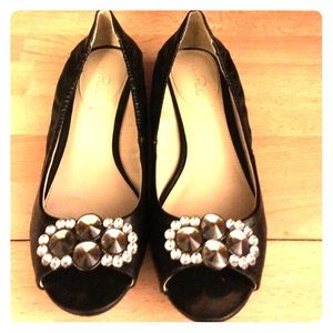 Casual black sandals