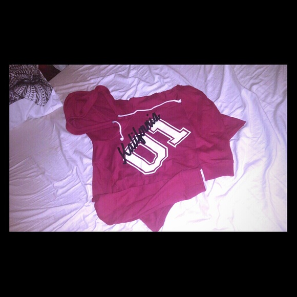 Kendal & Kylie crop hoodie