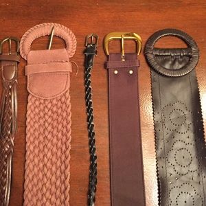 Belts! Selling all 5 for $12.
