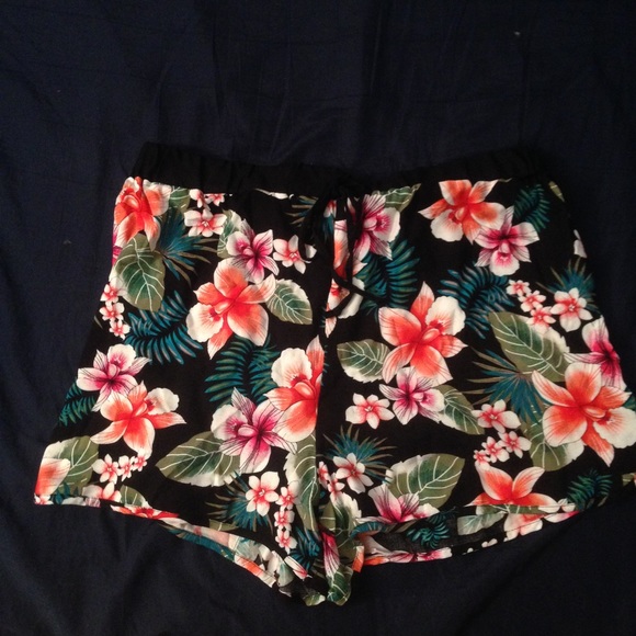 Tropical Floral Shorts