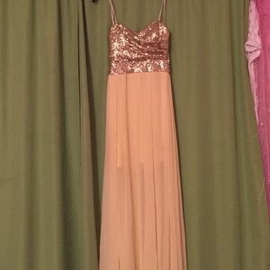 yellow prom dress