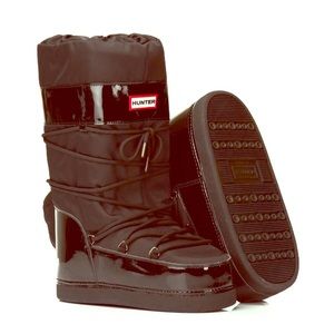 ON HOLD Hunter Chatel Black Snow Boots Size 8-9 US