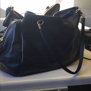 Coach pebble leather purse