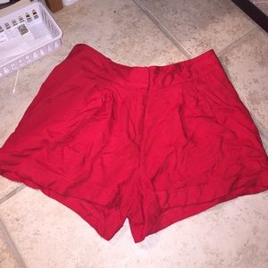 Red shorts forever 21