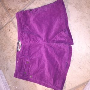 Purple shorts