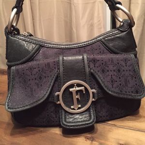 Gianfranco Ferre Jacquard Logo Handbag STUNNER