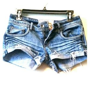 Jean Cut-off Shorts Size