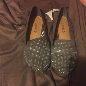 Rhinestone loafers