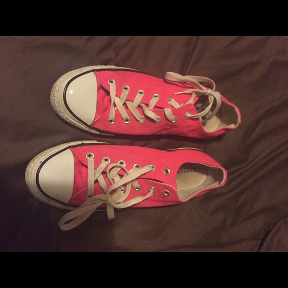 Hot pink converses
