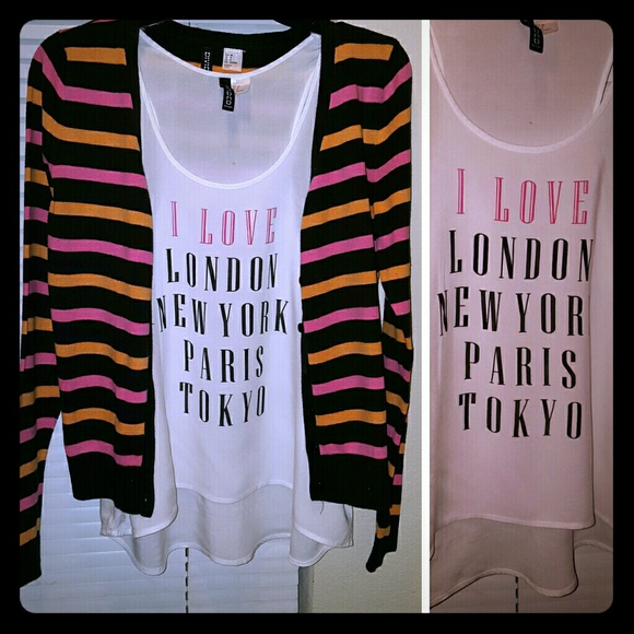 Cardigan/Tank Set