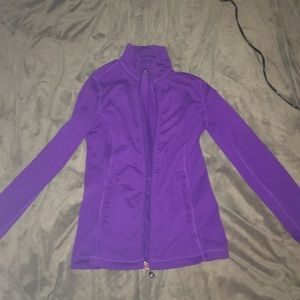 Purple workout jacket!