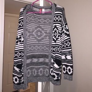 Tribal Print Cardigan Tribal Print Cardigan