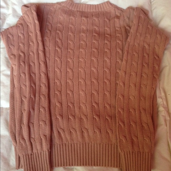 SOLD American Apparel Cable Knit Pullover sweater - Picture 3 of 4