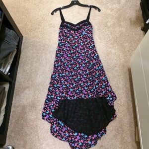 Silence + Noise multi color high low dress