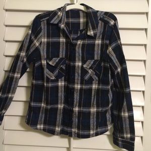 Blue/White Flannel