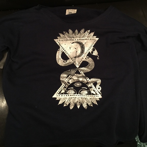 Navy blue soft sweater