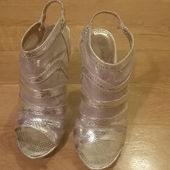 Silver heels
