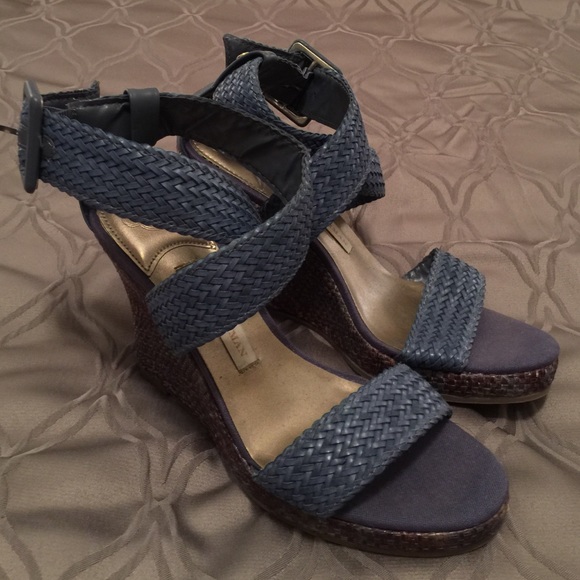 Final price. Or make offer. Blue wedges.