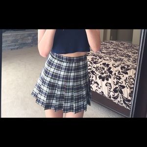 AMERICAN APPAREL PLAID TENNIS SKIRT