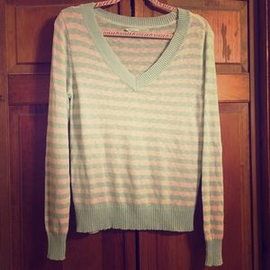 Maurice's Mint & White Sweater