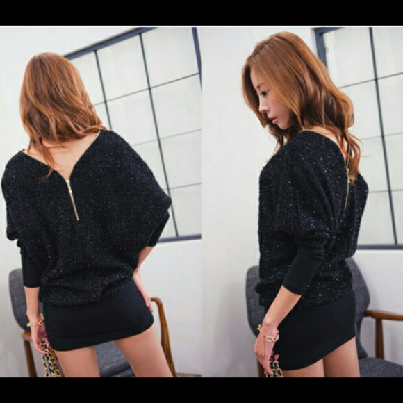 Short black dress - Picture 2 of 3