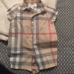 Burberry infant one piece perfect great condition