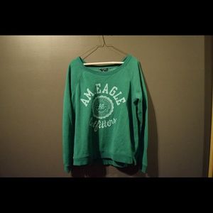 Comfortable Teal Crew Neck