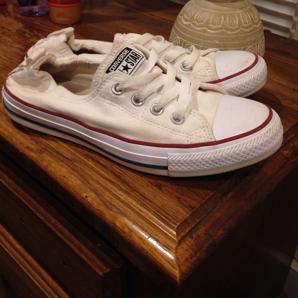 White Converse shoes