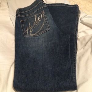 Harley Davidson Jeans with Bling. Size 8 Boot Cut