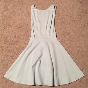 American Apparel Ponte Sleeveless Skater Dress