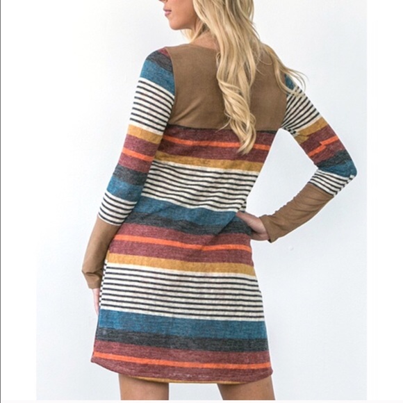 💠💠THALIA multicolor striped dress - Picture 3 of 4