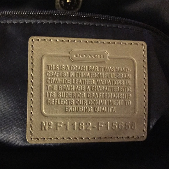 SOLD LOCAL! Coach Signature Pat Leather Handbag - Picture 2 of 4