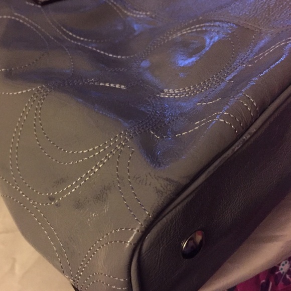 SOLD LOCAL! Coach Signature Pat Leather Handbag - Picture 3 of 4