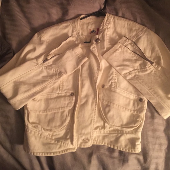 White Jean Jacket