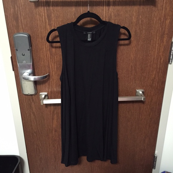Forever 21 Black Muscle Dress