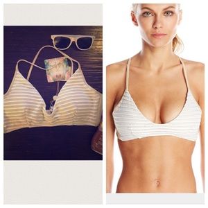 NWT Luli Fama 'Moon Over Miami' Bikini Top