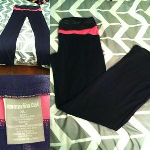 Grey and Pink work out/yoga pants