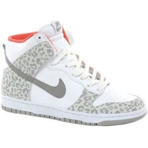 Extremely Rare Nike Dunk Hi White Leopard Print