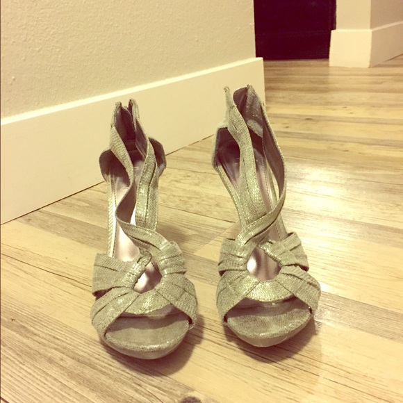 Silver heels