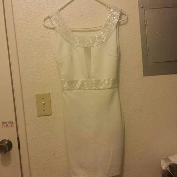 Charlotte Ruse white body con dress